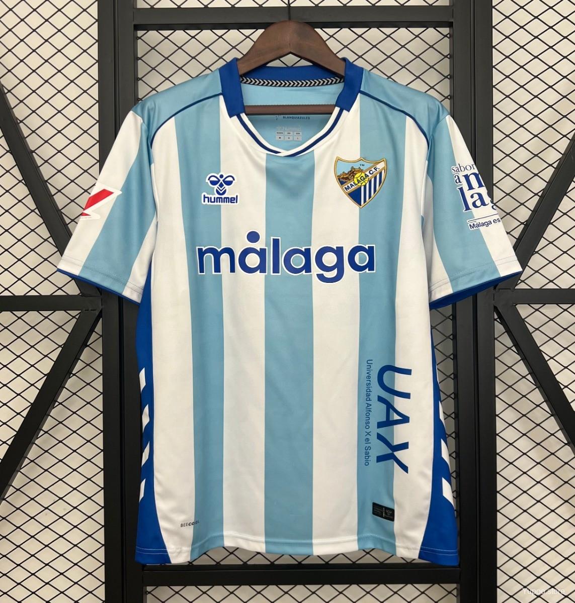 Camiseta de fútbol Málaga CF 2025/26 LOCAL MANGA CORTA VERSION FAN